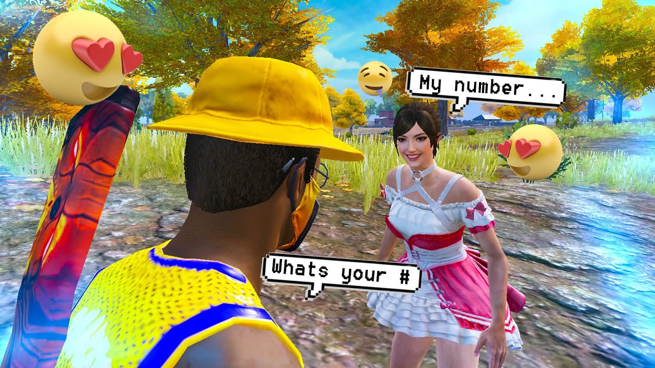 GETTING A GAMER GIRL NUMBER IN PUBG Mobile Part 2
