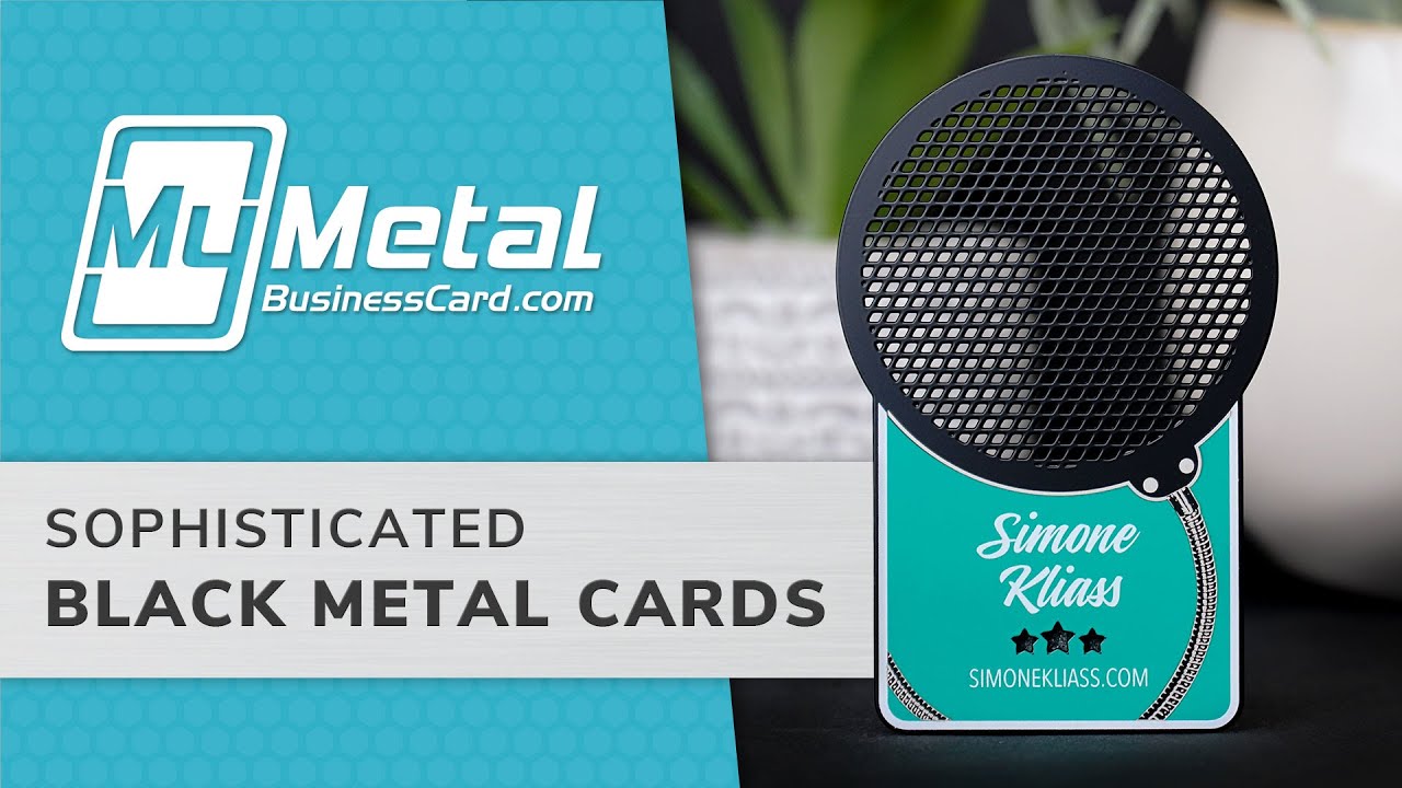 Black Metal Business Cards | My Metal Business Card