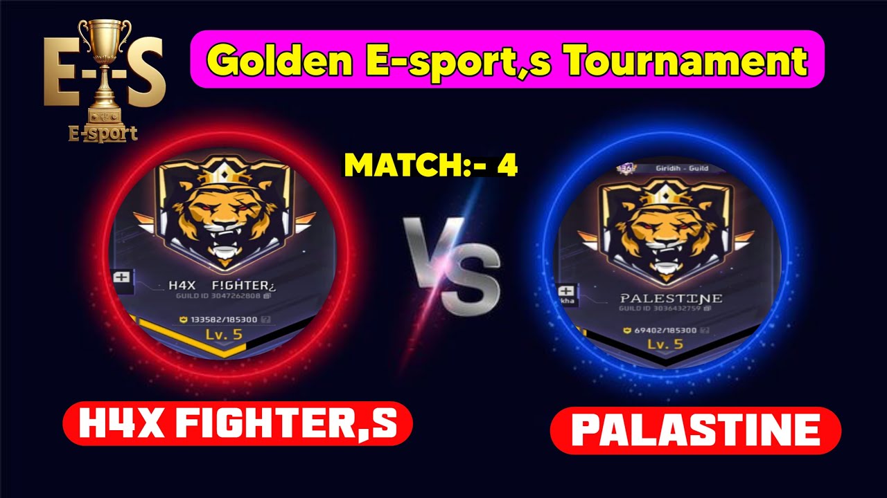 H4X Fighter (vs) Palastine League E-sport Tournament