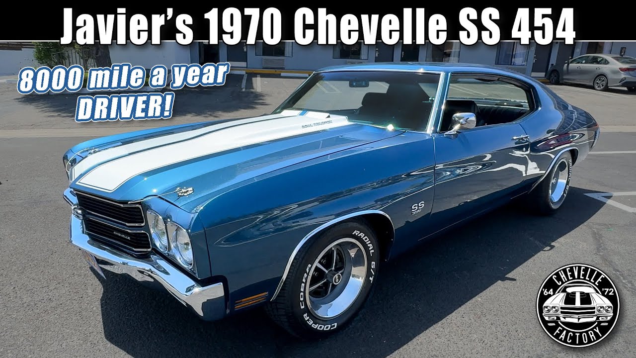 Javier's Fathom Blue 1970 SS 454 Chevelle