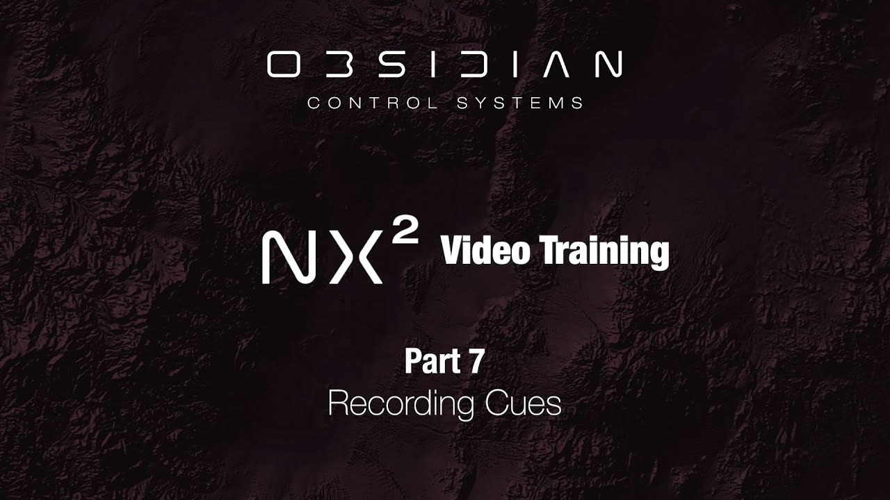 NX2™ Training - Part 7 (Recording Cues)