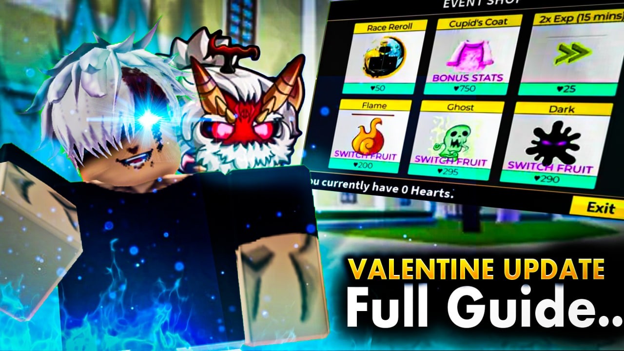 Fastest Way to get Hearts In the new valentine update | Blox Fruits