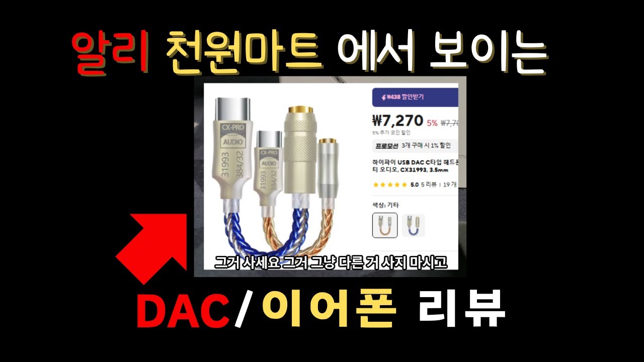 알리익스프레스 천원마트 DAC / 이어폰 내돈내산 리뷰 #알리 #알리익스프레스 #알리익스프레스추천 #내돈내산 #내돈내산후기
