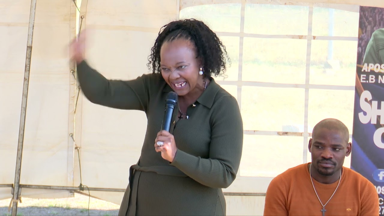 Listen as the lady Apostle preaches the Gospel