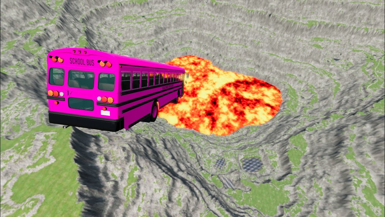 BeamNG.Drive - Leap Of Death Car Jumps and Falls Crashes #27