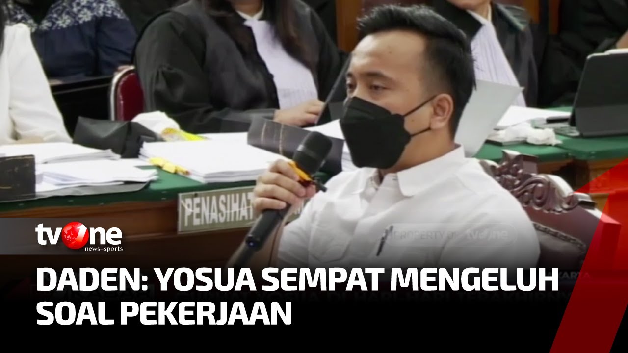 Daden Bongkar Curhatan Yosua saat Perjalanan Ambil Tumpeng 