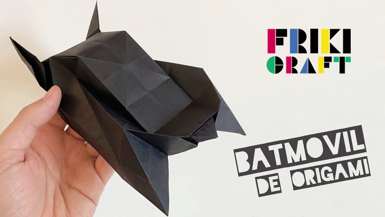 Batimóvil de Origami / Origami batmobile / Batmóvil de Origami