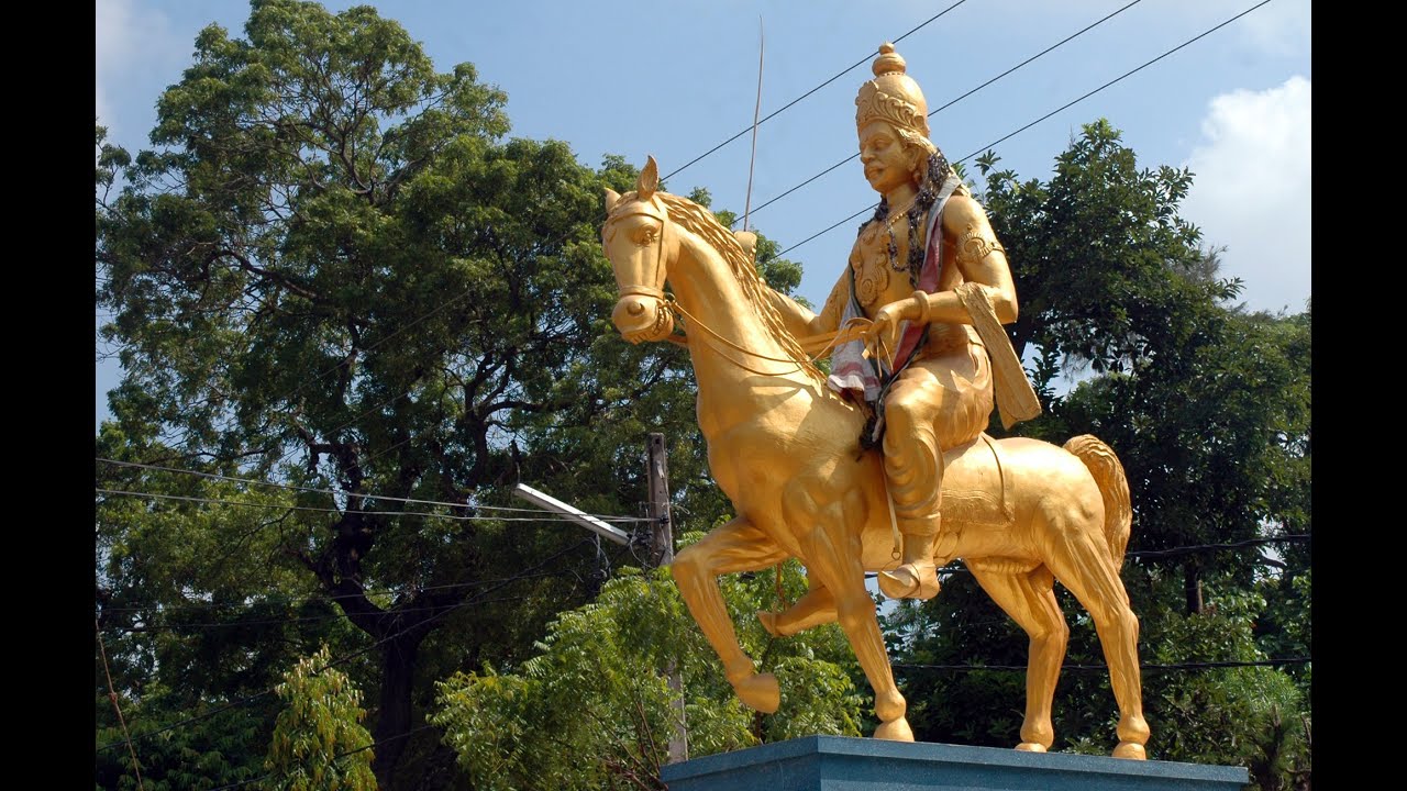 Last king of the Jaffna kingdom Cankili Statue சங்கிலியன் சிலை