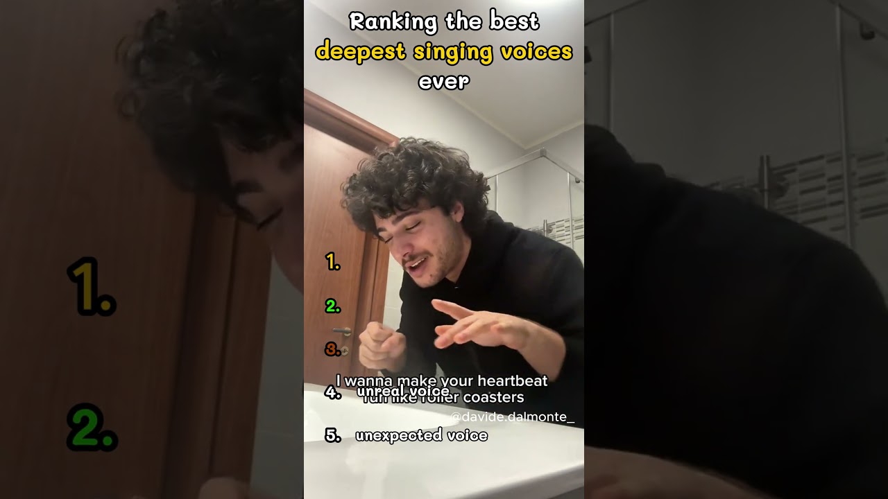 Ranking the best Unbelievably Deep Voice Singing Moments