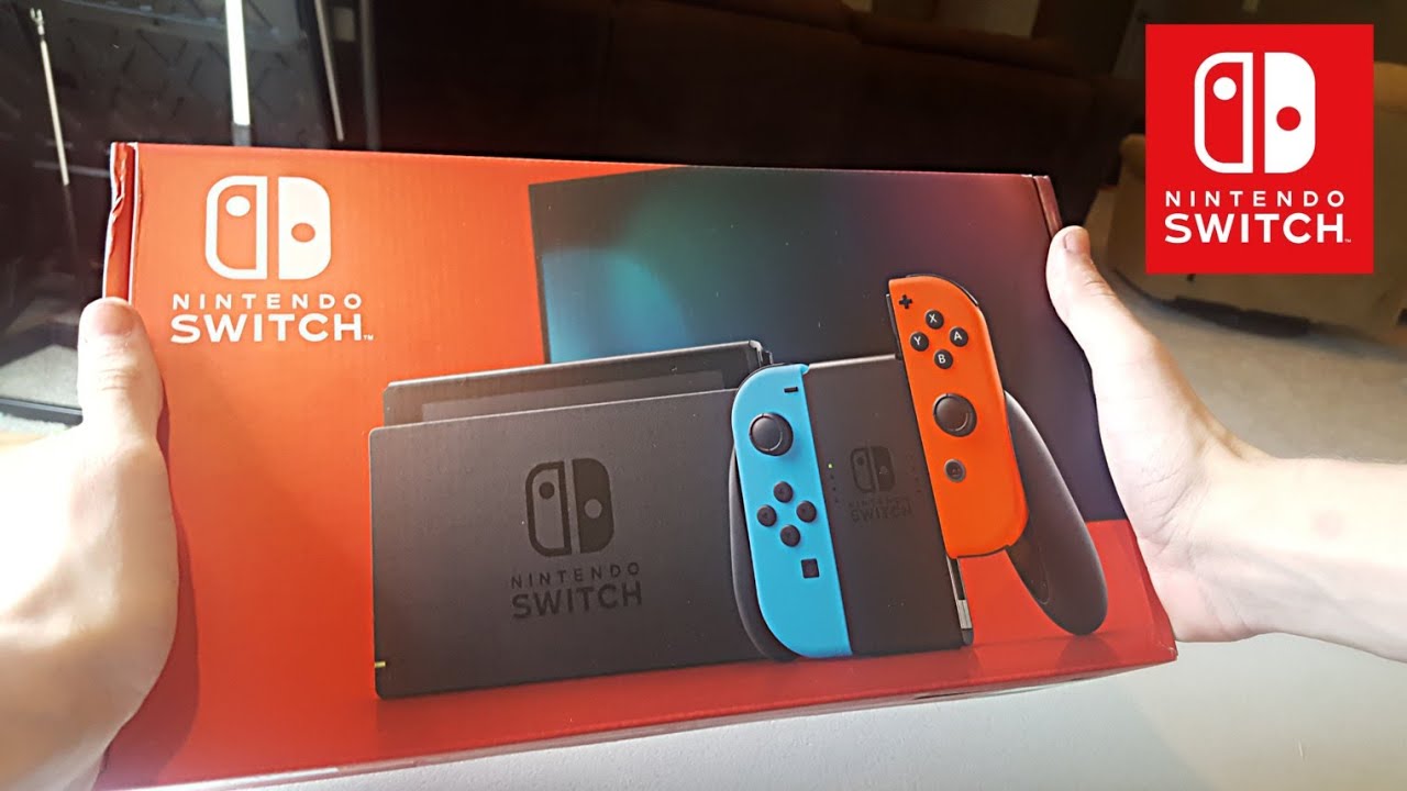 Распаковка и настройка Nintendo Switch