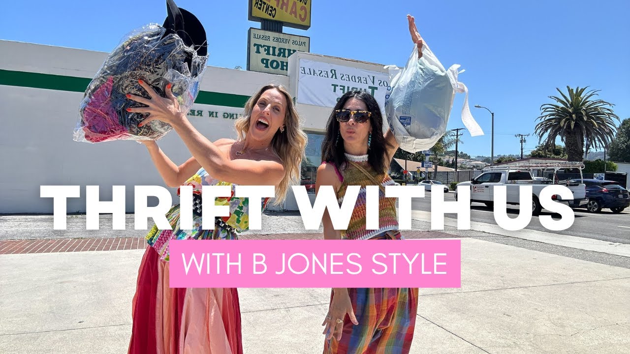 EPIC DAY OF THRIFTING WITH @bjonesstyle