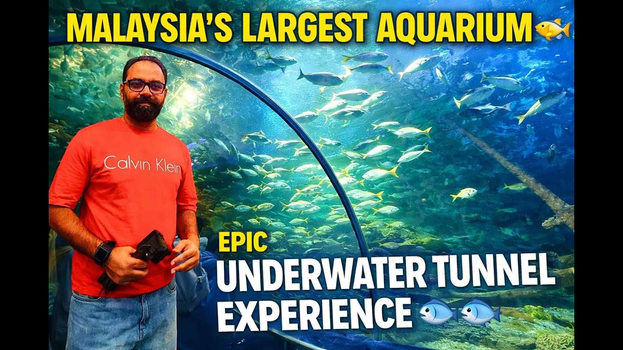 Kuala Lumpur Vlog Ep#3 | Exploring Fish Aquaria KLCC – Underwater World Experience