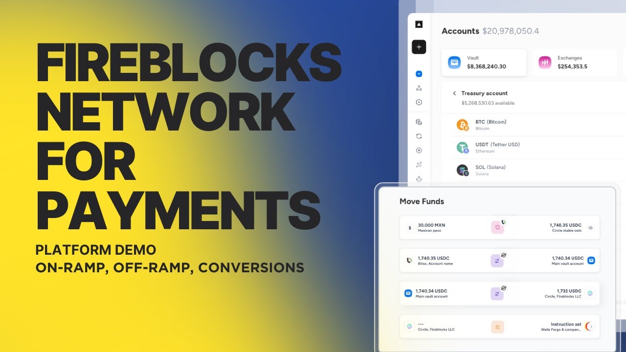 Fireblocks Network for Payments Demo | On-Ramp, Off-Ramp, and Stablecoin Conversions