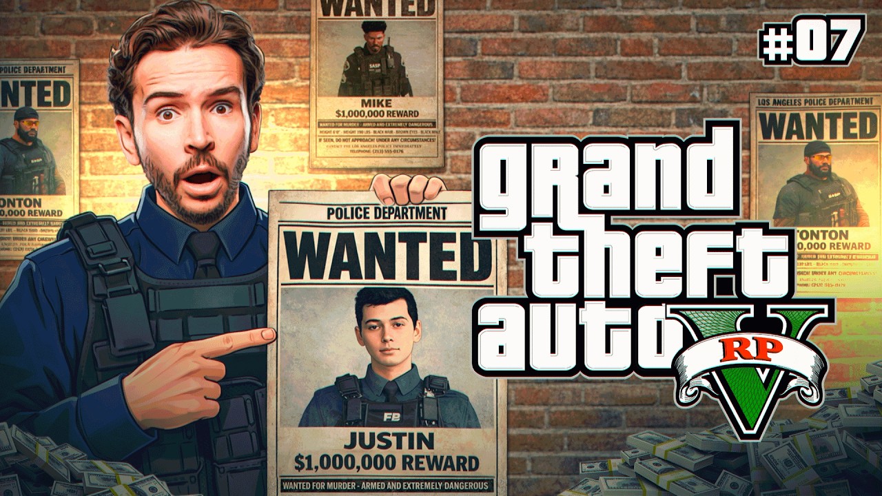 JUSTIN EST WANTED ! (Aventure GTA RP) #7