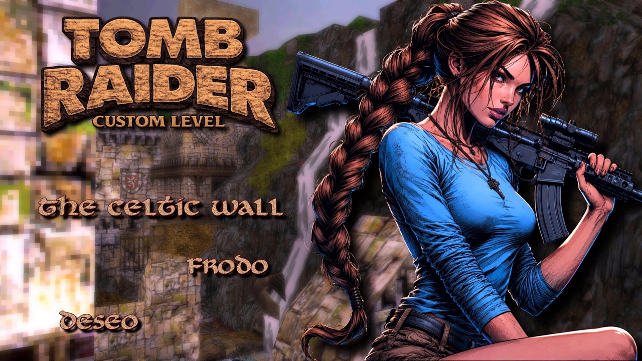 Zagrajmy w Custom Tomb Raider - The Celtic Wall odc. 1 @GrzesFrodo  #trle