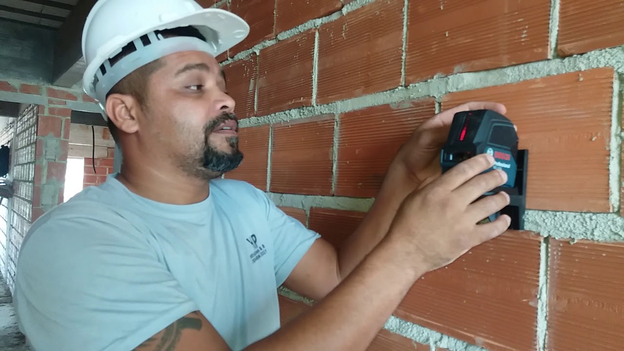 como usar o n&iacute;vel a laser,muito f&aacute;cil parte 1