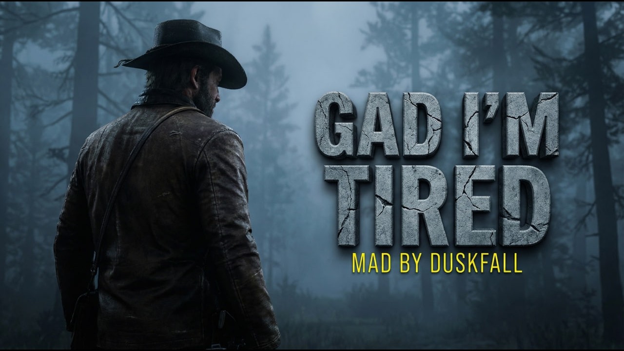 GOD I'M TIRED_(Official Lyric Video) _Are you tired of pretending you’re okay too?