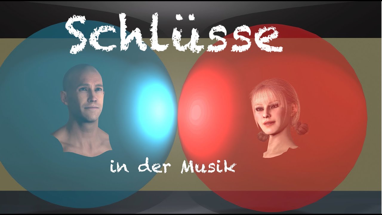 Schlussbildungen, Schl&uuml;sse in der Musik, Schlussklauseln, Ganzschluss, Halbschluss, Trugschluss