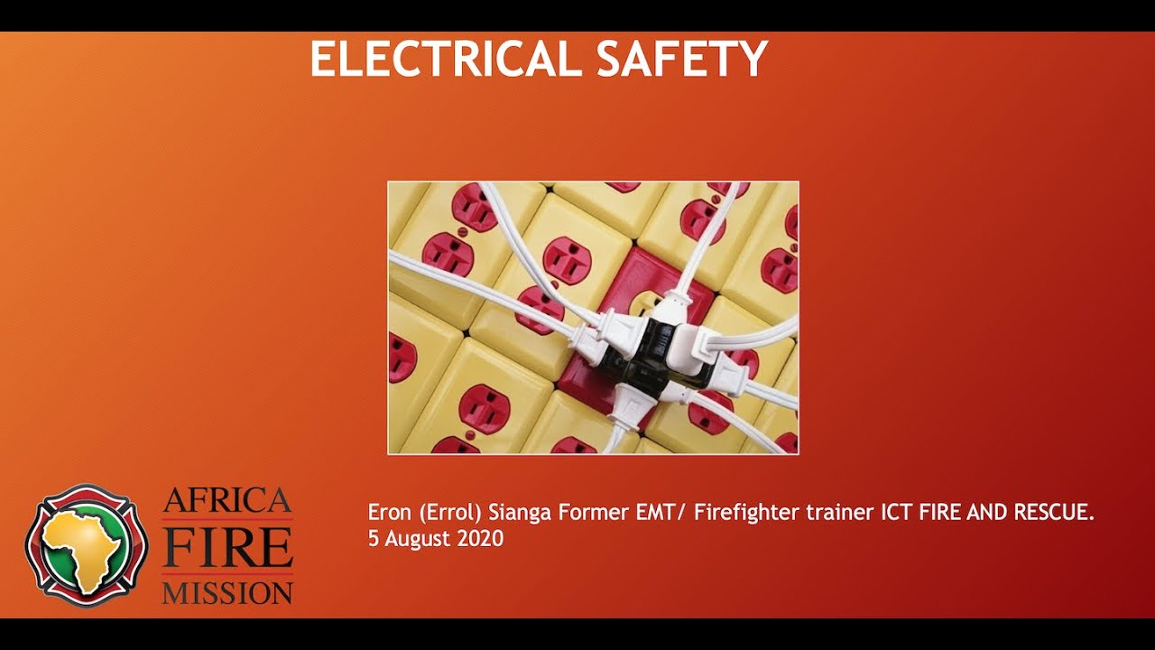 Electrical Safety 5 August 2020 Virtual training