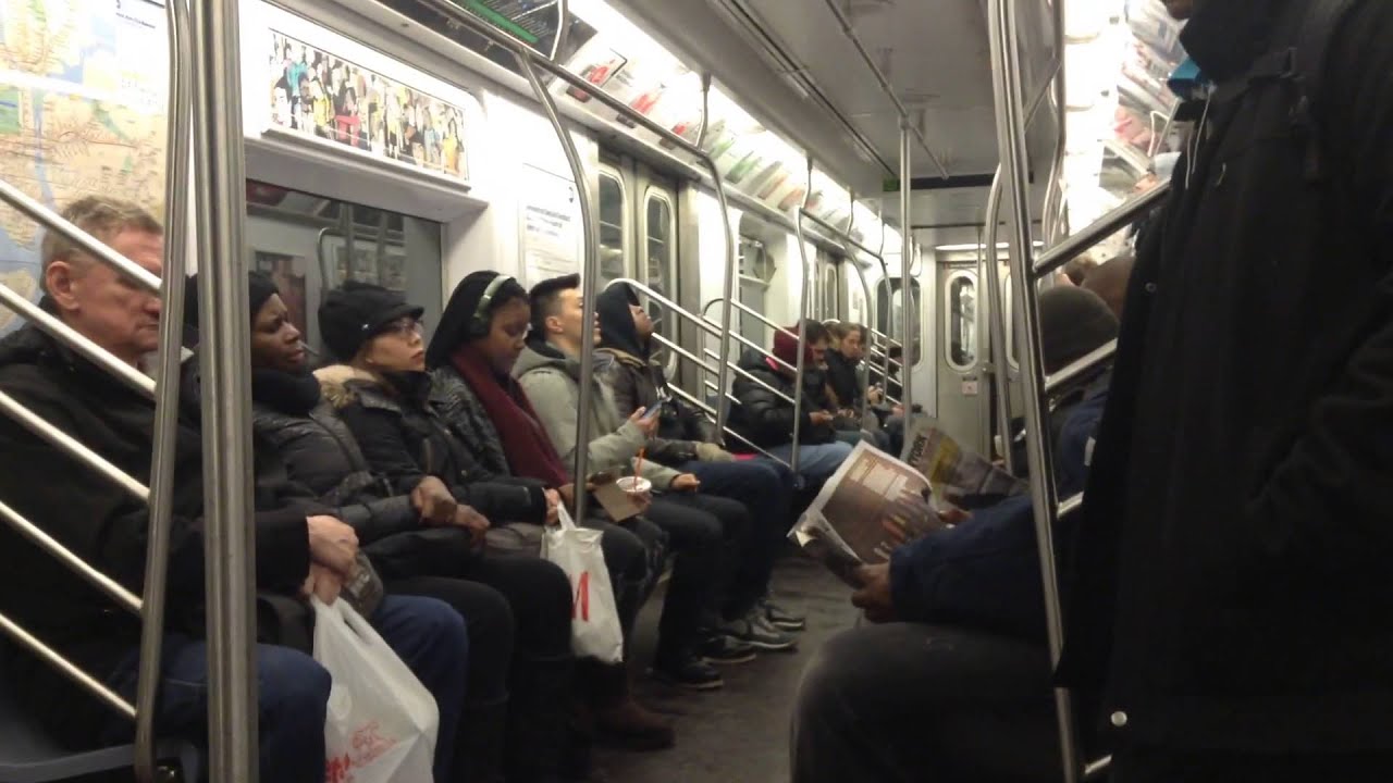 On Board Flatbush Avenue Bound R142 (5) Express Train From 125th Street to Brooklyn Bridge City Hall