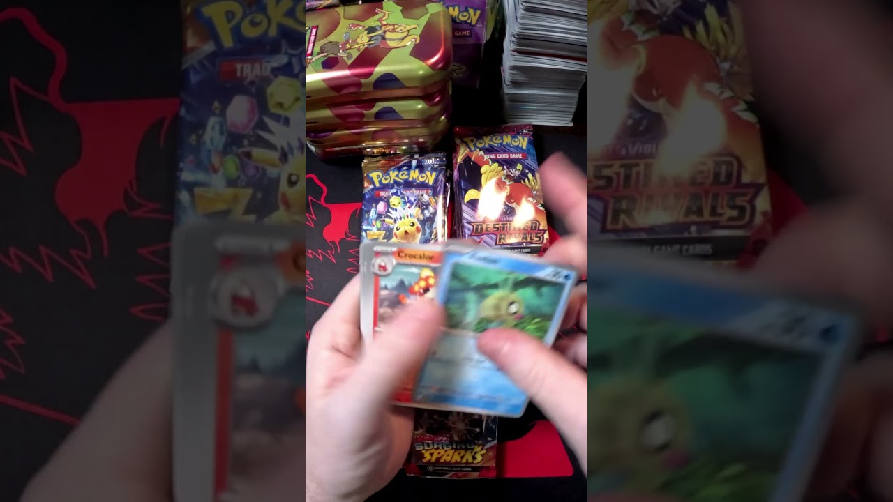 Вытаскиваю ЗОЛОТУЮ ГИПЕР РЕДКУЮ КАРТУ из взрывающихся искр #pokemon #tcg #packopening