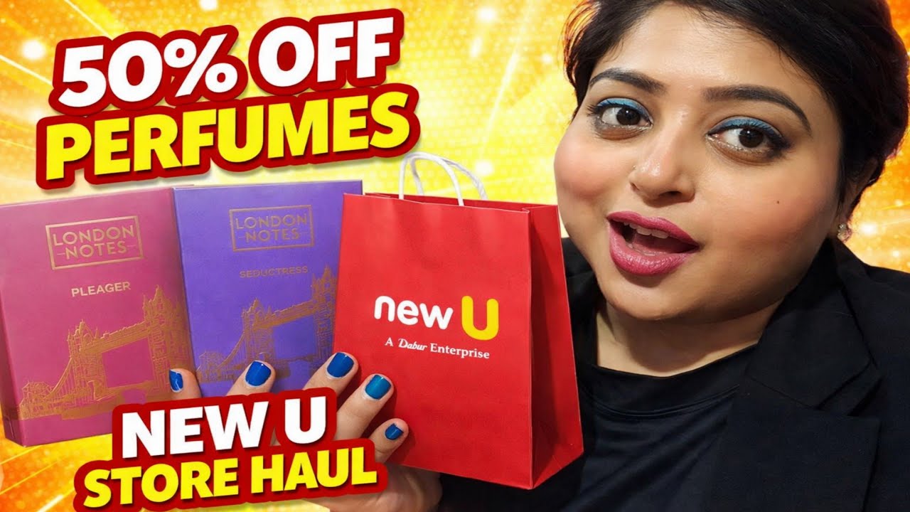 🛍 Perfumes Par 50% Discount 😍 Dabur NEW U Store Se Shopping | Best Offers | 😍 Huge Sale Haul |