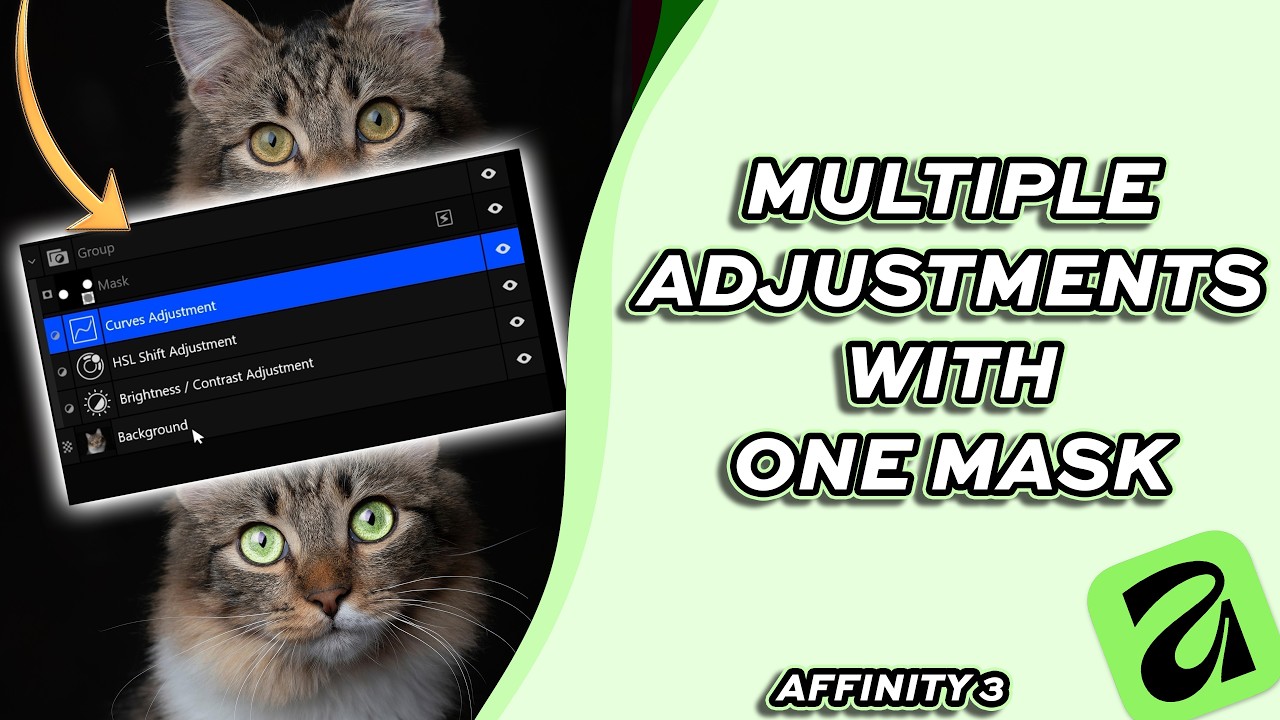 How to Create a Grouped Mask in Affinity 3