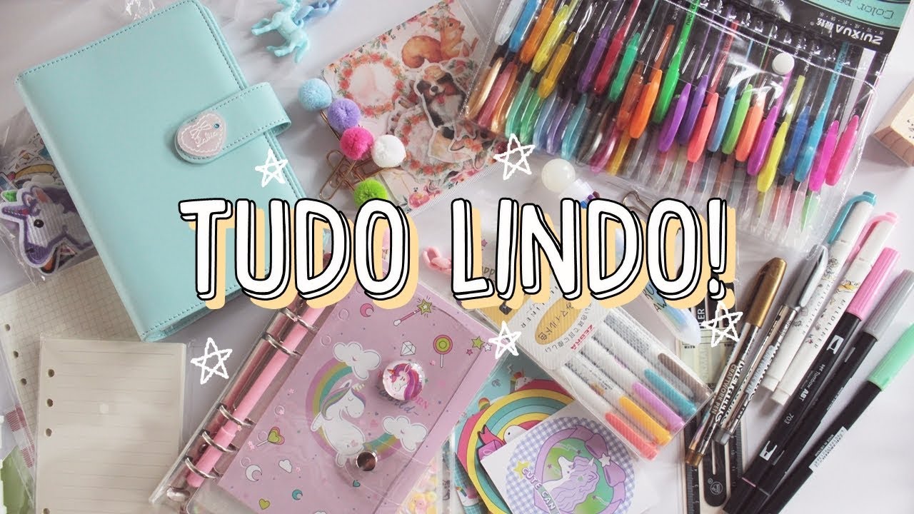 TESTANDO AS COISAS DE PAPELARIA MAIS FOFAS QUE JÁ VI!