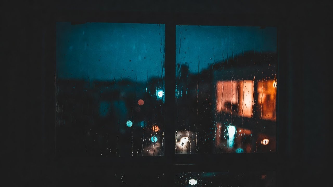Midnight Rain Sleep Music | Deep Calm Ambient Soundscape
