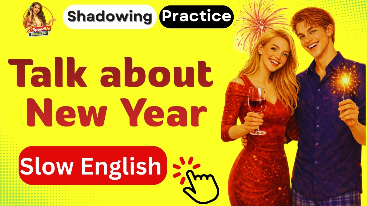 Talk About the New Year Easily|Simple Shadowing- Speaking Practice| New Year feelings and mindset