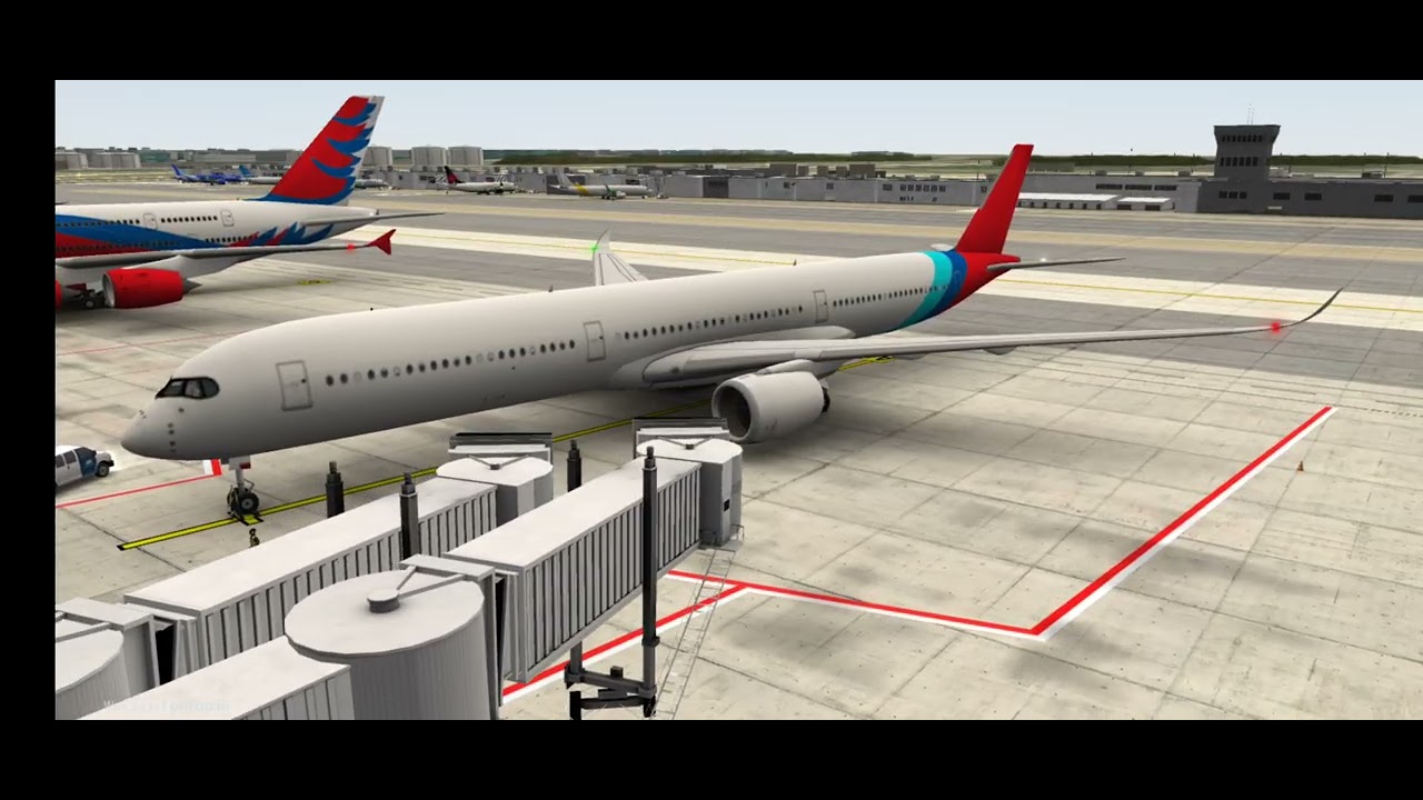 A35K ✈️ AIRBUS 🛫 World of Airports 🌎 Washington Airport 🇺🇸 #aviation #airplane #air #landing #airbus