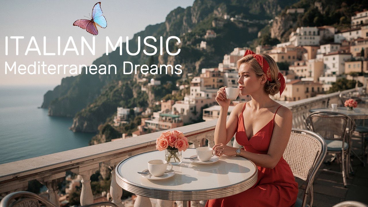 Amalfi Morning Café 🌞 Italian Guitar Relaxing Mix | Mediterranean Chill Vibes for Coffee