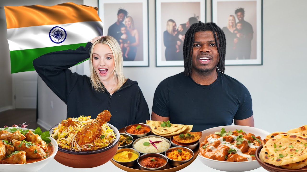TRYING INDIAN FOOD FOR THE FIRST TIME!