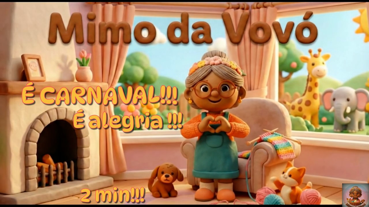 💖Who's going to play with Grandma? It's playtime! It's Carnival!! CARNAVAL 🎵🎼🎤🪄| Mimo da Vovó | ✨👵🏾💖