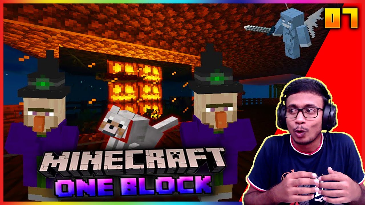 The Witch | Minecraft One Block | #07 | In Telugu