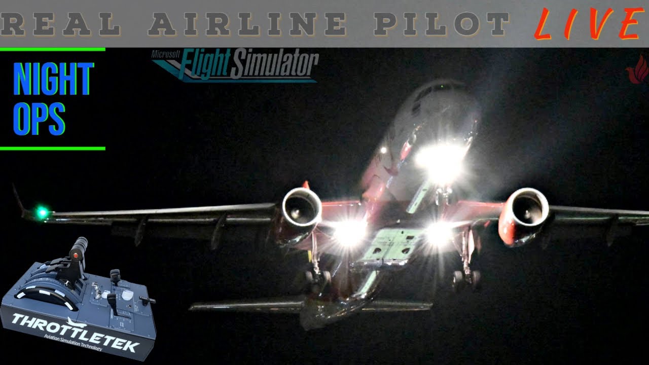 Airbus Night Operations | REAL Airbus Captain | #fenix A320 | #msfs2020