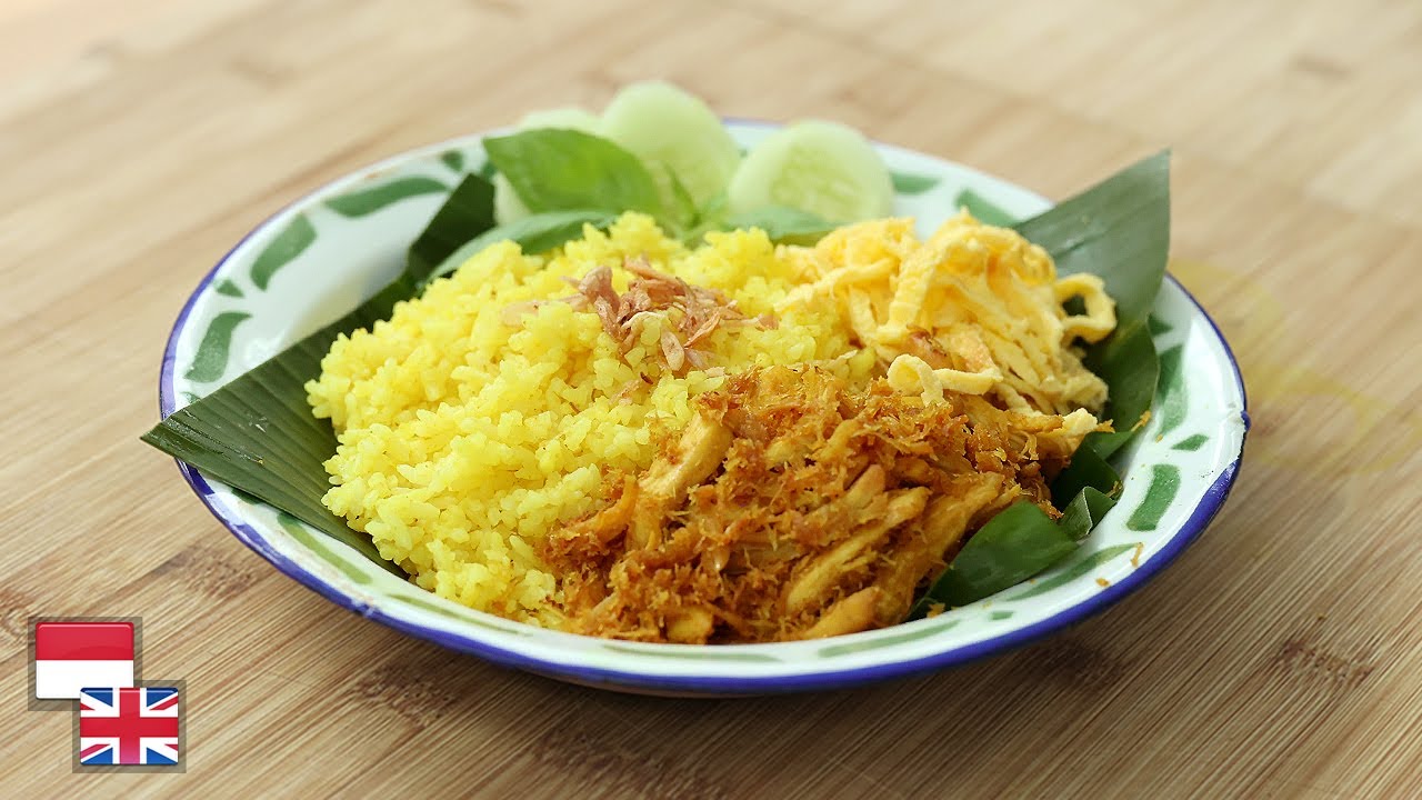 Praktis & Gurih! Resep NASI KUNING RICE COOKER AYAM SUWIR SERUNDENG