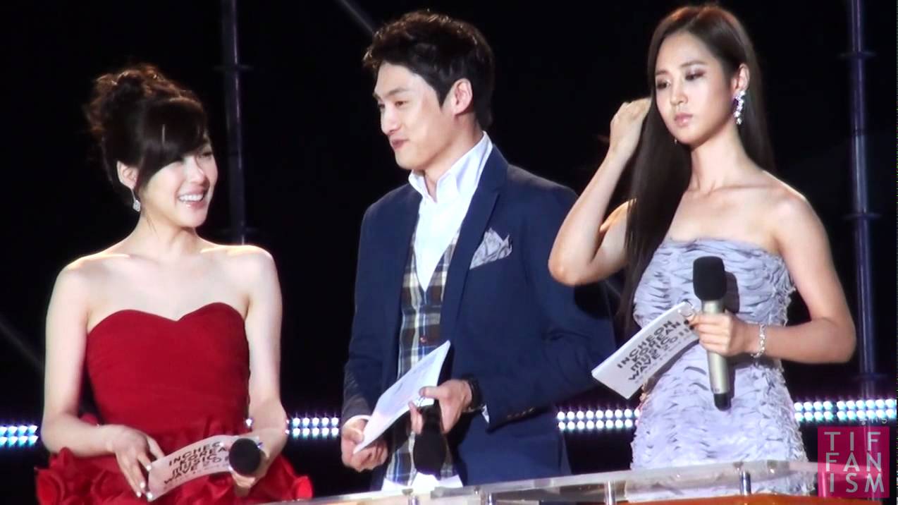 [famcam] 110513 Incheon korea music wave SNSD TIFFANY MC cut