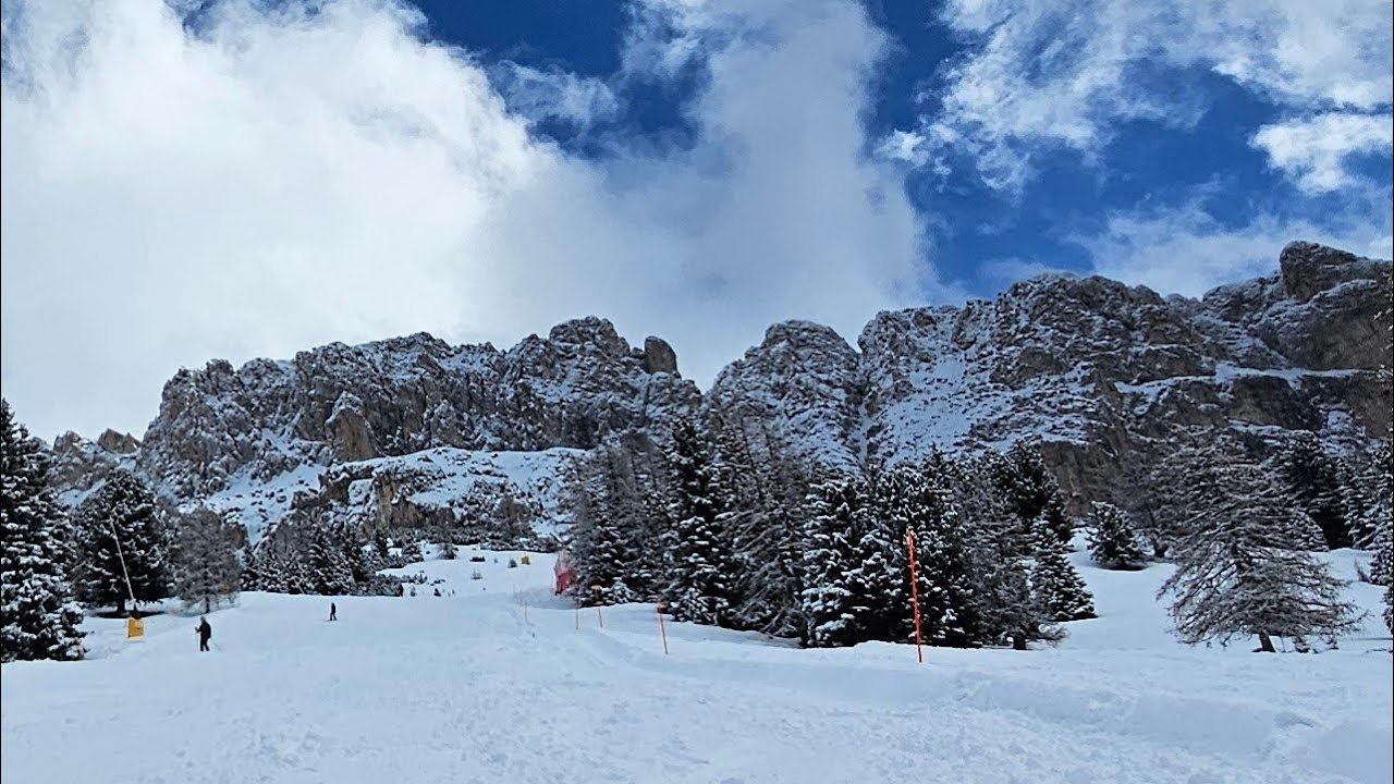 Narty w Dolomitach 03.2025 cz.4 Carezza, Sella Ronda i powrót