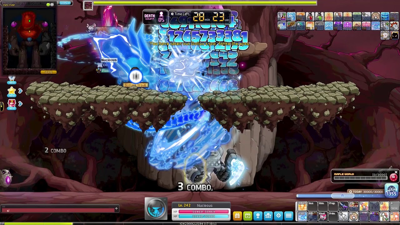 Maplestory - Destroying Hellux With My New 5th Job Skill