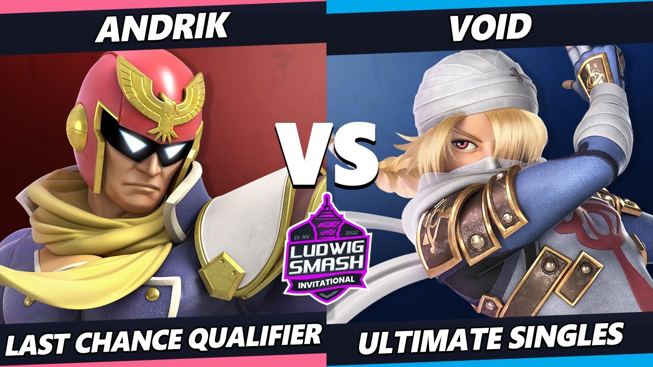 Ludwig Invitational - Andrik (Captain Falcon) Vs. VoiD (Sheik, Pichu) SSBU Ultimate Tournament