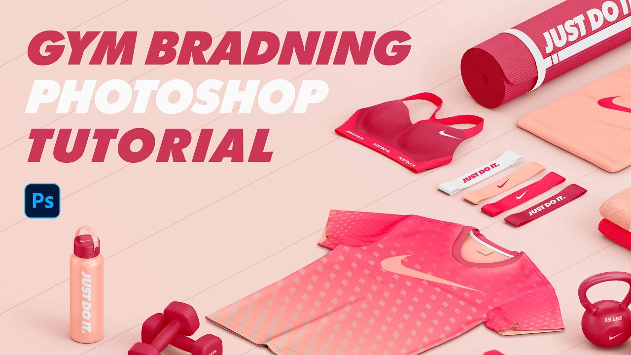 Sports Templates gym branding photoshop tutorial