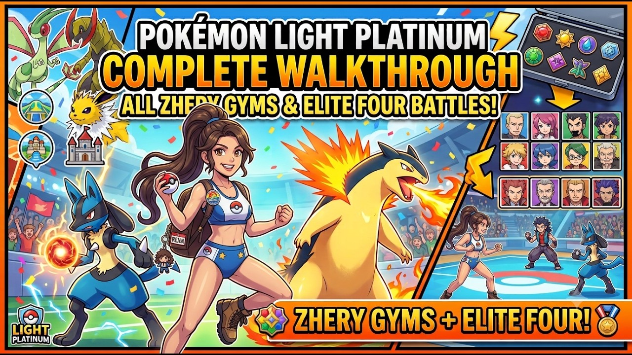 Pok&eacute;mon Light Platinum Complete Walkthrough | Zhery Region (Full Series)