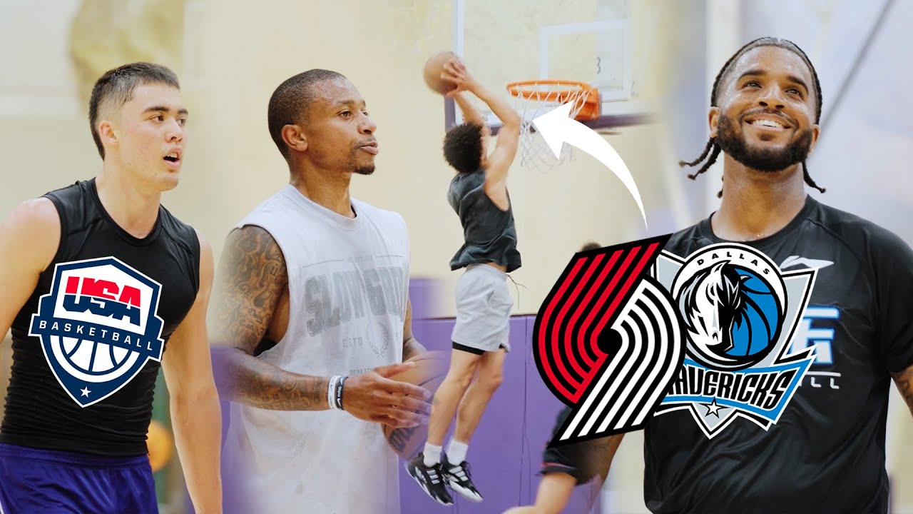 Isaiah Thomas Runs w/ JJ Mandaquit & UW Freshmen | Private NBA Run vs Marquese Chriss & CJ Elleby