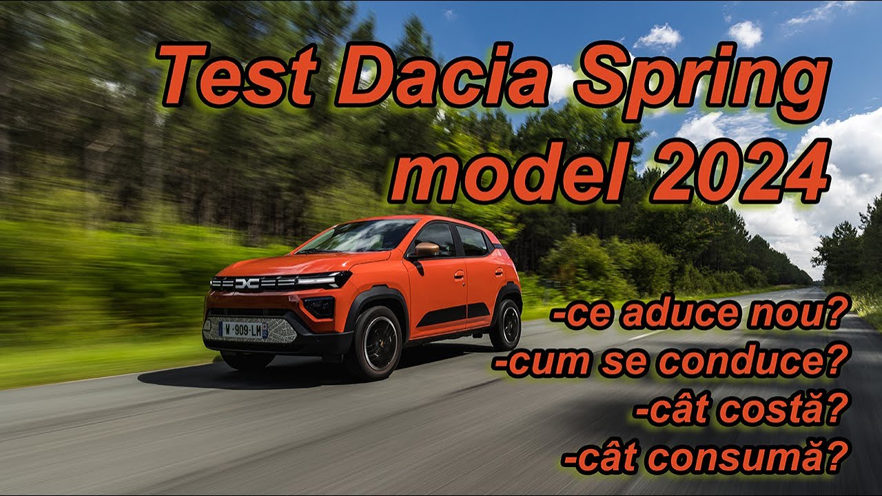 Test Dacia Spring model 2024 - AutoExpert