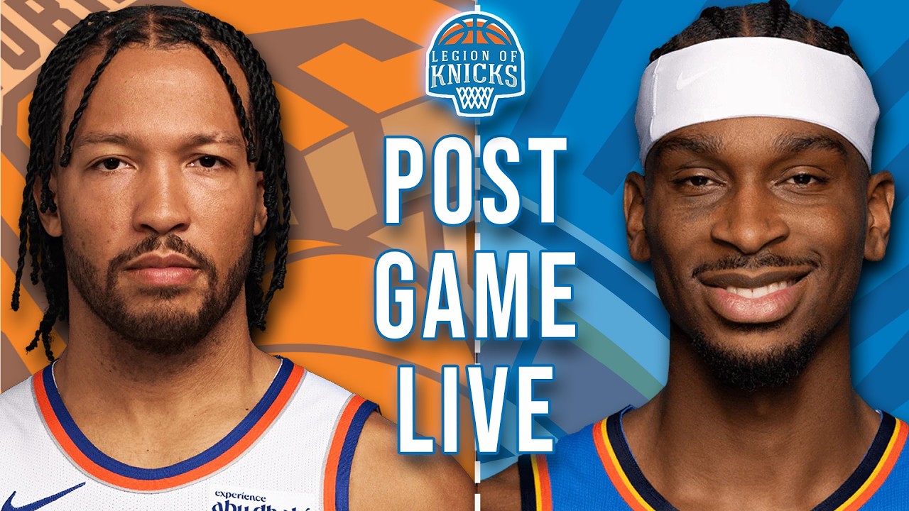 Shai-Gilgeous, NBA Refs Defeat the Knicks In A Nail-Biter 103-100 || Post Game Reaction and Analysis