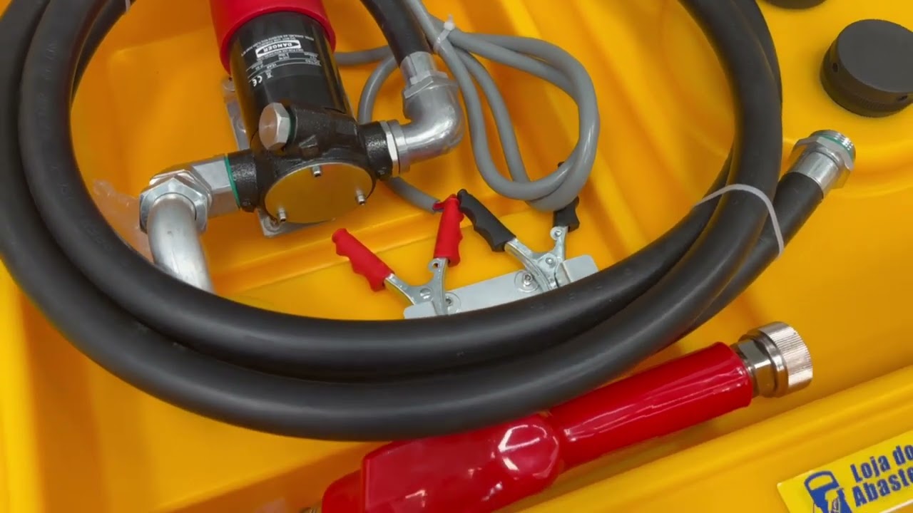 Kit Bomba de Abastecimento Diesel 12V 60Lpm com Medidor Digital e Reservat&oacute;rio 480L - Vilubri-1795