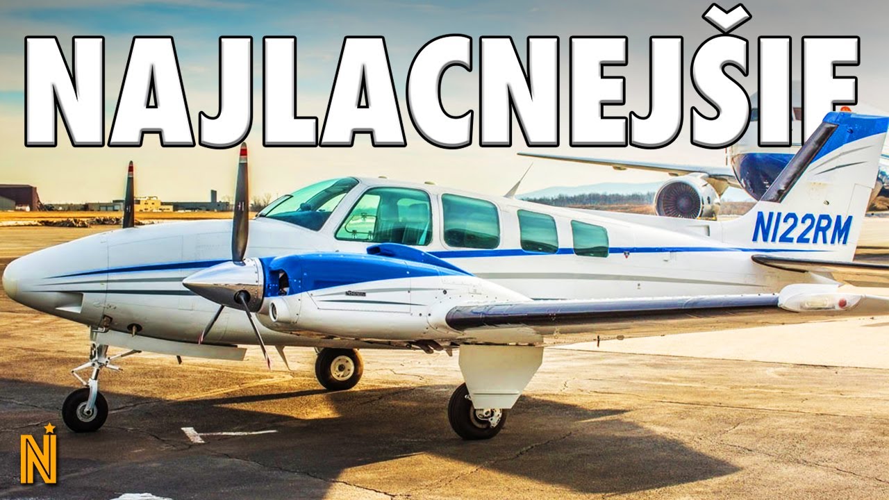 TOP 5 NAJLACNEJŠÍCH Súkromných Lietadiel