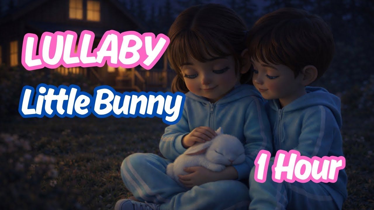Lullaby | Sleepy Bunny 🐰 1 Hour Calm Bedtime Music