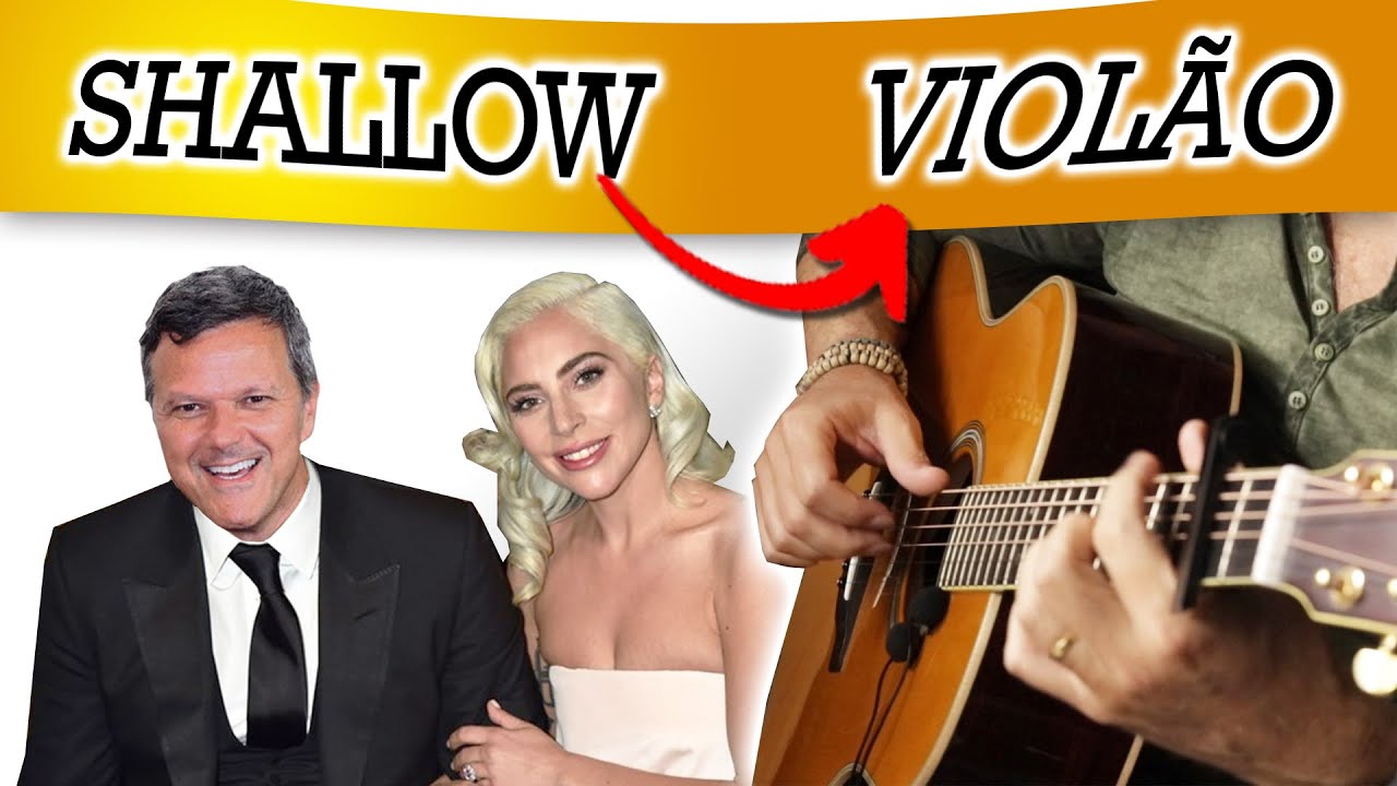 SHALLOW no VIOLÃO, na EMOÇÃO e mais NADA! 4k